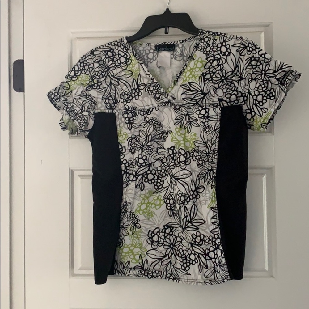 Cherokee scrub top.